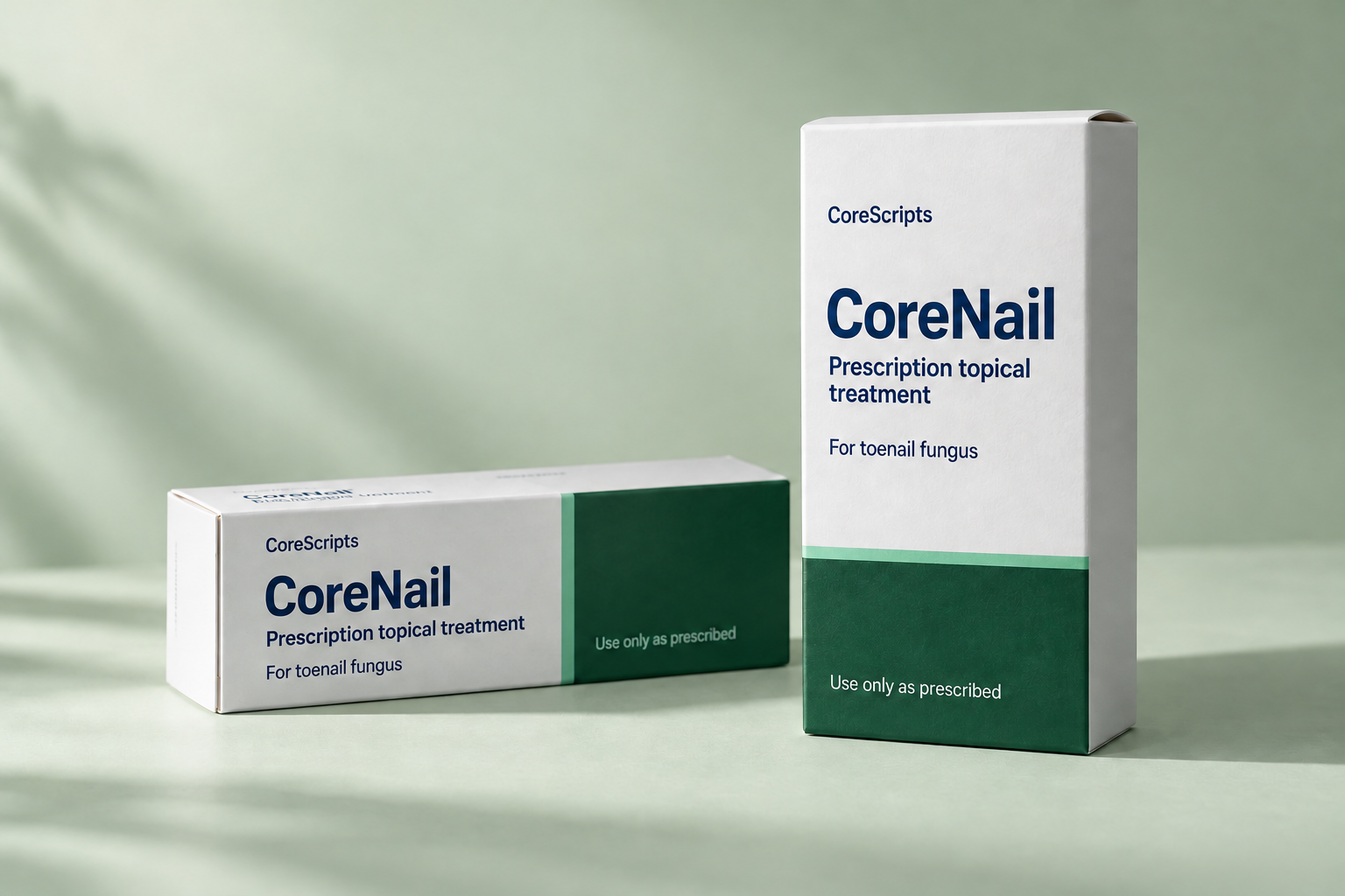 CoreNail by CoreScripts packaging design concept
